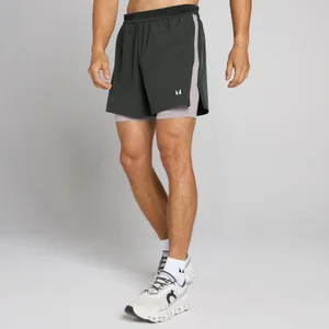 MP Pánské Velocity Ultra 5" 2v1 Kraťasy - Vybledlá Černá - Size XS