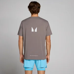 MP Pánské Hybridní Síťované Tričko - Popelavě Šedá - Size M