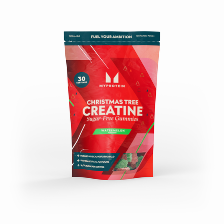 Kreatin Gummies bez cukru - Vánoční stromečky s příchutí vodního melounu