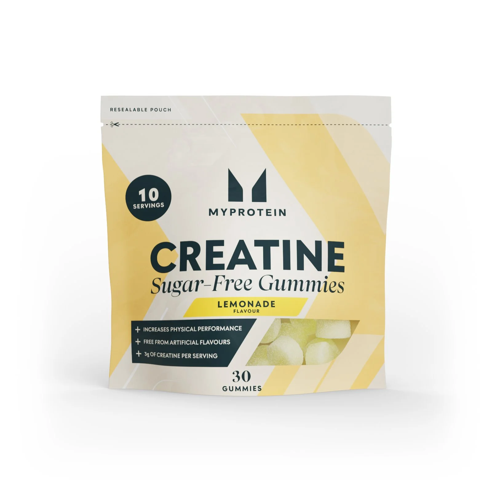 Kreatinové Gummies - 30 Gummies - 10Porcí - Lemonade (Sugar-Free) Obrázek 1