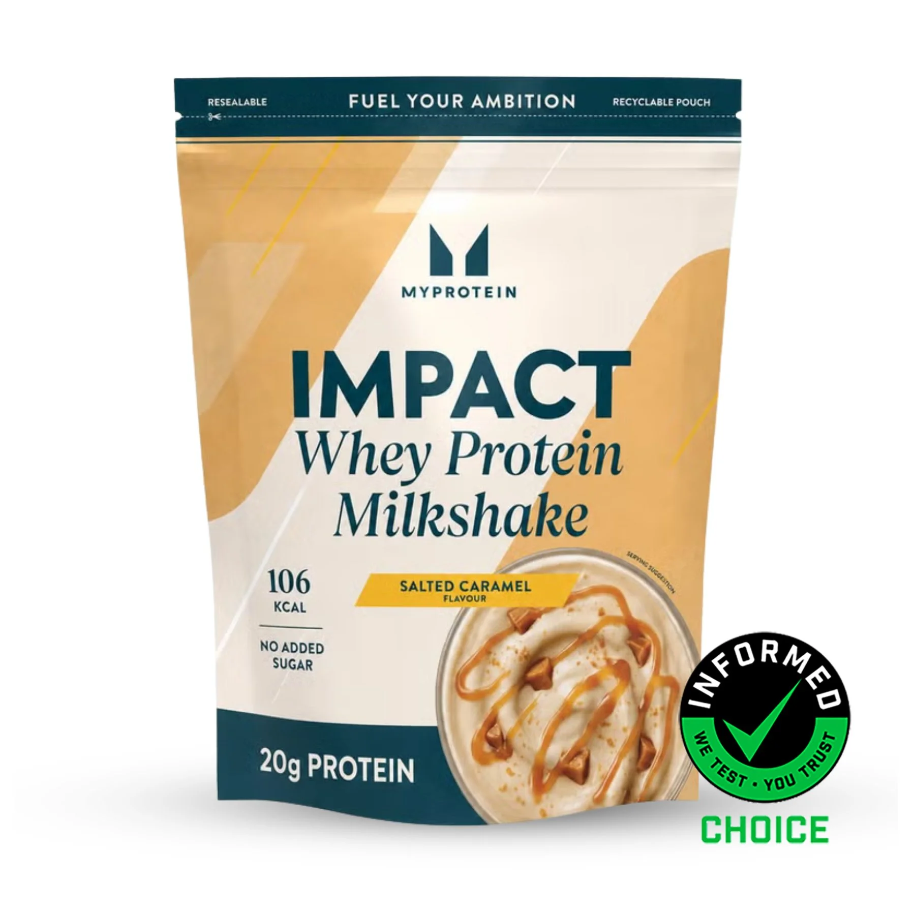 Impact Whey Protein Milkshake - 870G - 30Porcí - Slaný Karamel Obrázek 1