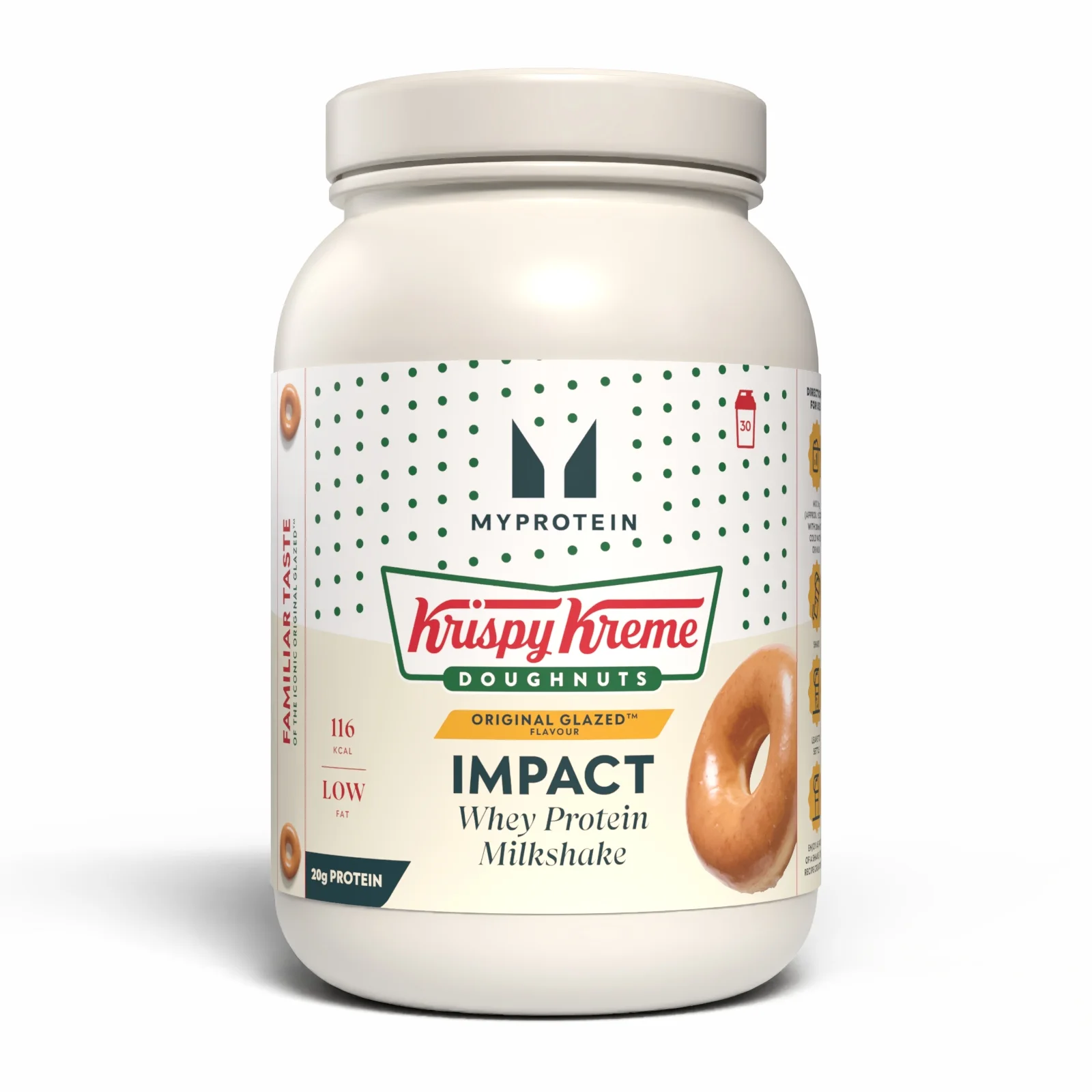 Impact Whey Protein Milkshake - Krispy Kreme® - 930G - 30Porcí - Original Glazed™ doughnut Obrázek 1