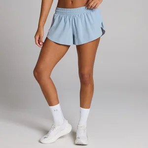MP Dámské Tkaní Běžecké Kraťasy 3" - Jeansově Modrá - Size L