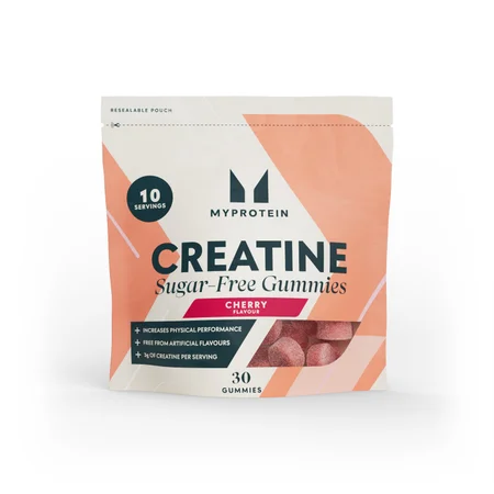 Kreatinové Gummies bez cukru - 30 Gummies - 10Porcí - Třešeň